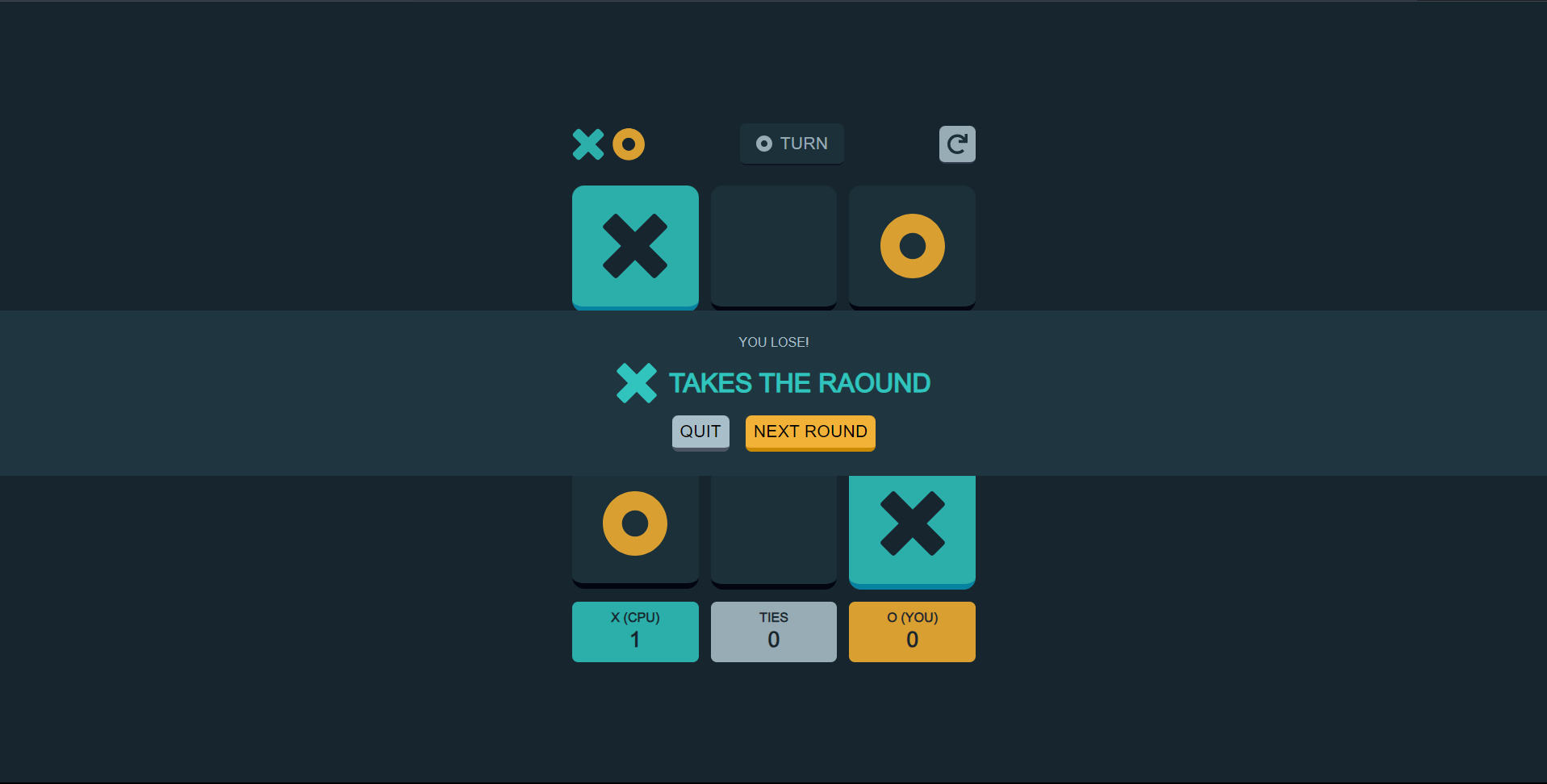 tic-tac-toe screenshot